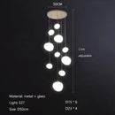 GobekUsa Glass Ball LED Pendant Lights for Home Decor, Living/Dining Room, Bar, & Stairs