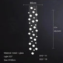 GobekUsa Glass Ball LED Pendant Lights for Home Decor, Living/Dining Room, Bar, & Stairs