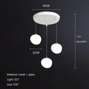 GobekUsa Glass Ball LED Pendant Lights for Home Decor, Living/Dining Room, Bar, & Stairs