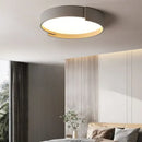GobekUsa LED Ceiling Lamp Master Bedroom White Gray Modern Round Study Room