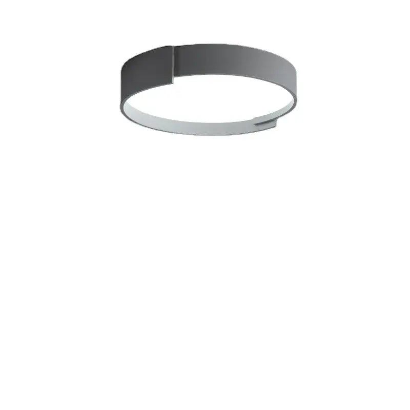 GobekUsa LED Ceiling Lamp Master Bedroom White Gray Modern Round Study Room, photo 2 of 6