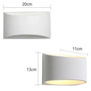 GobekUsa Gypsum LED Wall Lamp 5W Sconces Modern Indoor Lighting Bedroom Living Room