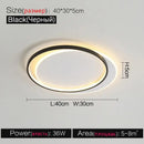 GobekUsa LED Ceiling Lamp Set - Modern Minimalist Nordic Bedroom Living Room Lighting