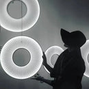 GobekUsa Donut LED Pendant Light - Modern Minimalist Round Lamp for Bedroom Decor