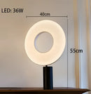 GobekUsa Donut LED Pendant Light - Modern Minimalist Round Lamp for Bedroom Decor