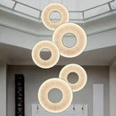 GobekUsa Donut LED Pendant Light - Modern Minimalist Round Lamp for Bedroom Decor