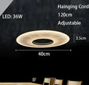 GobekUsa Donut LED Pendant Light - Modern Minimalist Round Lamp for Bedroom Decor