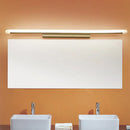 GobekUsa Sleek White Acrylic LED Vanity Light Fixture - Linear Bathroom Sconce with Simplicity Design