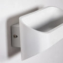 Modern minimalist white led wall lamps for bedroom corridor lighting by Decorbites