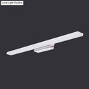 GobekUsa Modernity LED Vanity Lighting - Linear Metallic White Wall Mounted Lamp in Warm/White Light