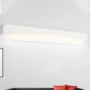GobekUsa Minimalist White LED Wall Sconce Lamp - 16.5"/20.5" Metal and Acrylic Rectangular Mount