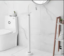GobekUsa Black Brass Floor Standing Bathtub Faucet with Long Water Drop Design