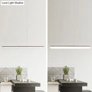 GobekUsa Sleek Coffee LED Pendant Light Fixture for Dining Room - Bend Aluminum Island Lamp