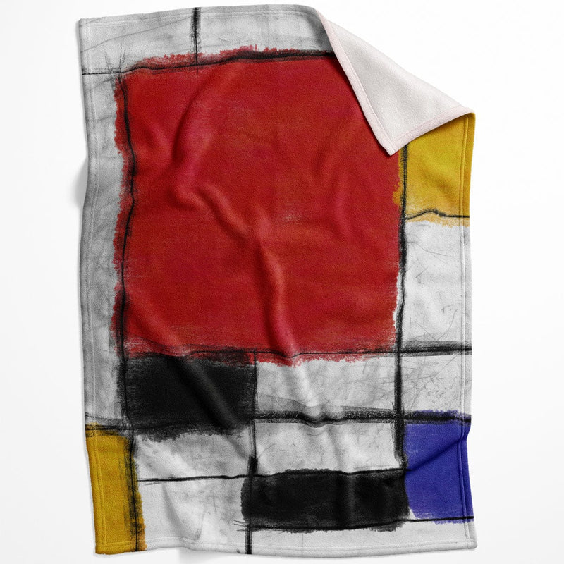 Modern Mondrian Blanket