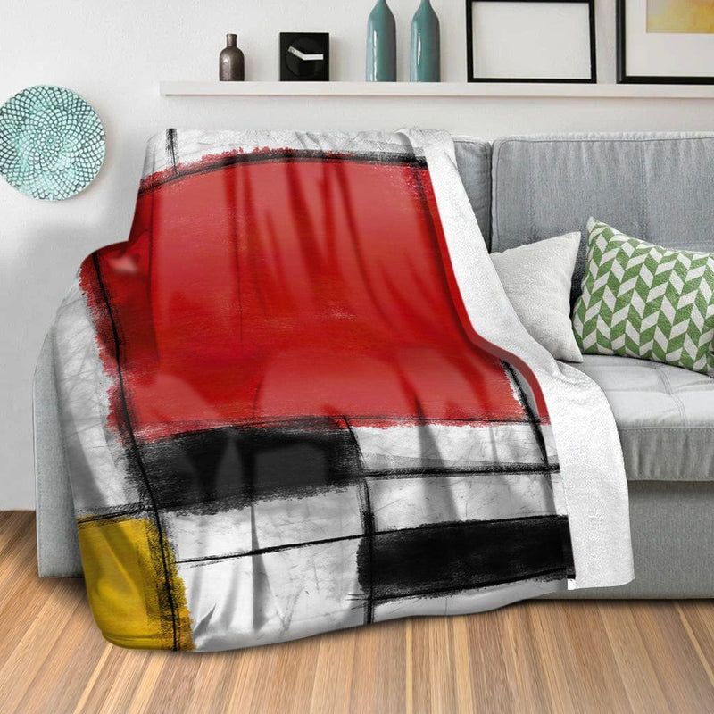 Modern Mondrian Blanket