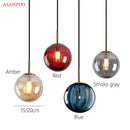 GobekUsa Glass Ball Pendant Lamp: Modern Nordic LED Lighting for Home, Restaurant, Living Room