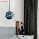 GobekUsa Glass Ball Pendant Lamp: Modern Nordic LED Lighting for Home, Restaurant, Living Room