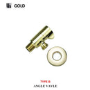Modern multi finish decorbites brass triangle valve bathroom faucet by Decorbites