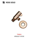 Modern multi finish decorbites brass triangle valve bathroom faucet by Decorbites