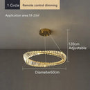 GobekUsa Crystal LED Chandelier for Home Dining Room Kitchen Gold Lustres