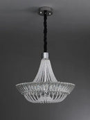 GobekUsa Crystal Ceiling Chandelier - Elegant Two-story Room Decor