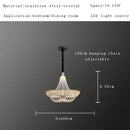GobekUsa Crystal Ceiling Chandelier - Elegant Two-story Room Decor