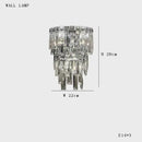 GobekUsa Crystal Ceiling Chandelier - Elegant Two-story Room Decor