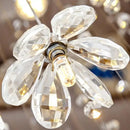 GobekUsa Crystal Hanging Chandelier Indoor Lighting Fixture for Staircase Room Decor