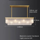 GobekUsa Elegant Crystal Glass Chandelier for Luxury Home Decor