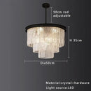 GobekUsa Elegant Crystal Glass Chandelier for Luxury Home Decor