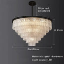 GobekUsa Elegant Crystal Glass Chandelier for Luxury Home Decor