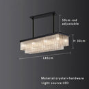 GobekUsa Elegant Crystal Glass Chandelier for Luxury Home Decor
