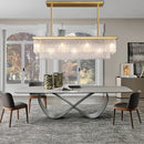 GobekUsa Elegant Crystal Glass Chandelier for Luxury Home Decor