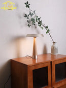 GobekUsa Ceil Solid Wood Table Lamp with Touch Switch - Modern LED Lighting