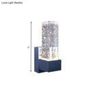 GobekUsa Modern LED Crystal Wall Sconce Light Fixture for Bedrooms - Clear Bubble Design in Warm/White Light