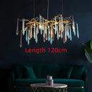 GobekUsa Bird's Nest Crystal LED Chandelier: Modern Bubble Pendant Light for Living Room & Bedroom.