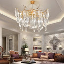 GobekUsa Bird's Nest Crystal LED Chandelier: Modern Bubble Pendant Light for Living Room & Bedroom.