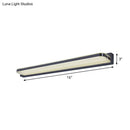 GobekUsa Modern LED Vanity Wall Sconce - Nickel Finish with Stainless-Steel Shade in Warm/White Light - 16"/19.5" Length