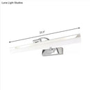 GobekUsa Stylish Integrated LED Nickel Finish Wall Vanity Lamp – Warm/White Light, Acrylic Rectangular Design – 16.5"/20.5" W