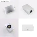 GobekUsa Modern LED Wall Sconce in Nickel Finish with Warm/White Lighting for Porch