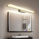 GobekUsa LED Nickel Wall Sconce Light with Modern Style for Toilets – Elongated Acrylic Vanity Lighting