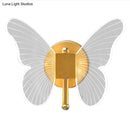 GobekUsa Modern Nordic All Copper Led  Butterfly Wall Lamp