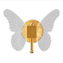 GobekUsa Modern Nordic All Copper Led  Butterfly Wall Lamp