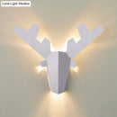 GobekUsa Modern Nordic Antler Sconce Light, Grey/Pink Metal Wall Mount Fixture, 11"/15" Wide
