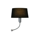 GobekUsa Elegant Fabric Wall Lamp for Bedside Reading in Modern Nordic Style