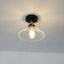 GobekUsa Clear Glass LED Ceiling Lamp Copper Socket Modern Nordic Style Lighting