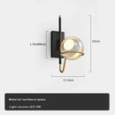 GobekUsa Clear Glass Ball Ceiling Pendant Lights Luxury Nordic Pendant Lamp Black Gold Dimmable