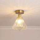 GobekUsa Diamond Glass LED Ceiling Lights - Modern Nordic Luxury Canopy Fixture