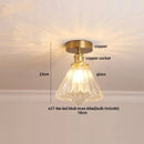 GobekUsa Diamond Glass LED Ceiling Lights - Modern Nordic Luxury Canopy Fixture