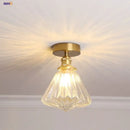 GobekUsa Diamond Glass LED Ceiling Lights - Modern Nordic Luxury Canopy Fixture